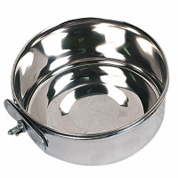 Миска Flamingo Feeder для клітки з гвинтовим кріпленням, нержавіюча, 15 см Миска Flamingo Feeder для клітки з гвинтовим кріпленням, нержавіюча, 15 см