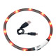 Нашийник Flamingo Visio Light Led світиться, для собак, рожевий, 70 см