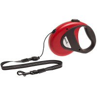 Поводок-рулетка Flamingo Dogx2Go Cord для собак до 12 кг, червоний, розмір S, 5 м Поводок-рулетка Flamingo Dogx2Go Cord для собак до 12 кг, червоний, розмір S, 5 м