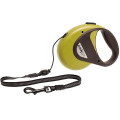 Поводок-рулетка Flamingo Dogx2Go Cord для собак до 20 кг, синій, розмір M, 5 м