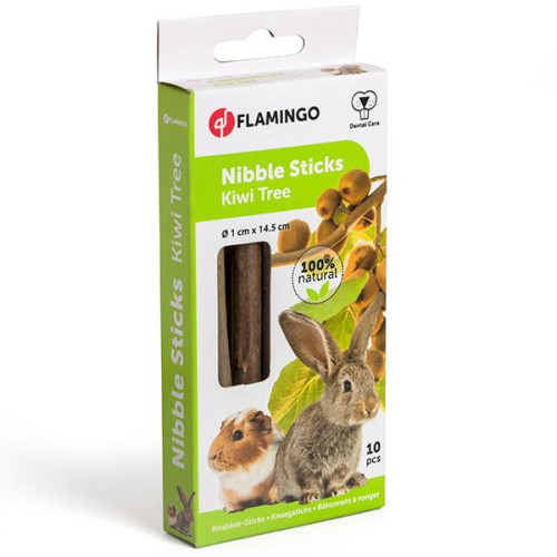 Палички Flamingo Kiwi Wood для гризунів для гігієни зубів, деревина ківі, 40 г