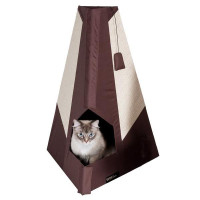 Будиночок-кігтеточка Flamingo Tipi Scratching Board для котів, 60×48 см Будиночок-кігтеточка Flamingo Tipi Scratching Board для котів, 60×48 см