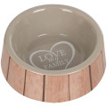 Миска Flamingo Shabby Chic Bowl Heart для собак, кераміка, 400 мл