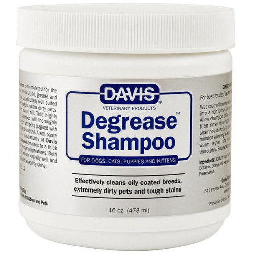 Шампунь Davis Degrease Shampoo обезжирюючих, для собак, котів, 1.89 л
