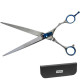 Ножиці Davis Extreme Edge Blue Straight прямі, для стрижки собак, 8,5 ", 21,6 см