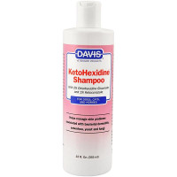 Шампунь Davis KetoHexidine Shampoo для собак і котів із захворюваннями шкіри, 3.8 л