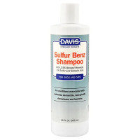 Шампунь Davis Sulfur Benz Shampoo для собак і котів із захворюваннями шкіри, 355 мл Шампунь Davis Sulfur Benz Shampoo для собак і котів із захворюваннями шкіри, 355 мл