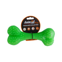 Игрушка AnimAll Fun кость, зеленая, 25 см