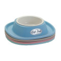 Миска пластикова Georplast Soft Touch з м'яким килимком для кішок і собак, 28×28×5,5 см