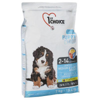 Сухий корм 1st Choice Puppy Medium & Large Chicken для цуценят середніх і великих порід, з куркою, 7 кг