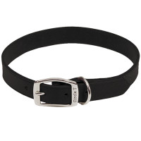 Шкіряний нашийник Coastal Circle T Leather Town для собак, чорний, 2×50 см Шкіряний нашийник Coastal Circle T Leather Town для собак, чорний, 2×50 см