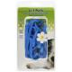 Нейлонова шлея Coastal Daisy Combo для собак, блакитна, 0.8×25-35 см