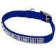Нашийник Coastal Jeweled для собак, синій, 1×25 см