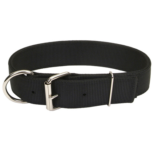 Нашийник подвійний Coastal Macho Dog для собак, чорний, 4.5×65 см
