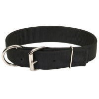 Нашийник подвійний Coastal Macho Dog для собак, чорний, 4.5×61 см