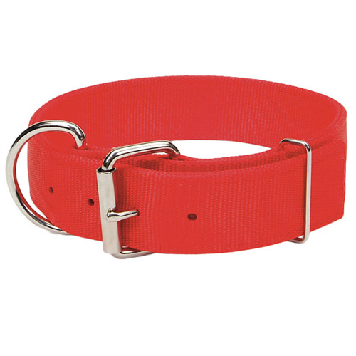 Нашийник подвійний Coastal Macho Dog для собак, червоний, 4.5×61 см