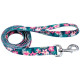 Повідець Coastal Pet Attire Style для собак, бірюзово-рожевий, 1×1.2 м