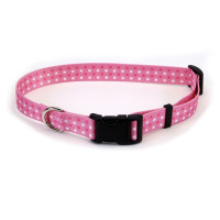 Нашийник Coastal Pet Attire Style для собак, рожева точка, 2×35-50 см