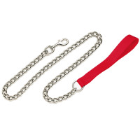 Повідець-ланцюжок Coastal Titan Chain Dog Leash для собак, червоний, 10 мм×1.2 м