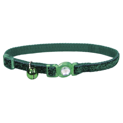 Безпечний нашийник Coastal Fashion Safe Cat для котів, зелений, 1×30 см