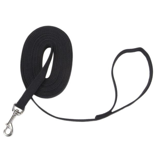 Повідець Coastal Cotton Web Training Leash для собак, котон, чорний, 1×3 му