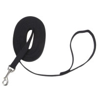Повідець Coastal Cotton Web Training Leash для собак, котон, чорний, 1×9 м