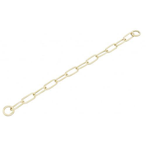 Нашийник з широким ланкою Sprenger Extra Long Link для собак, 4 мм, полірована латунь, 63 см