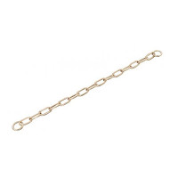Нашийник з куроганной стали Sprenger Long Link з широким ланкою для собак, 4 мм, 65 см