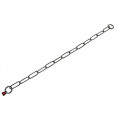 Нашийник-ланцюг Sprenger Long Link для собак, з широким ланкою, чорна сталь, 3 мм, 66 см