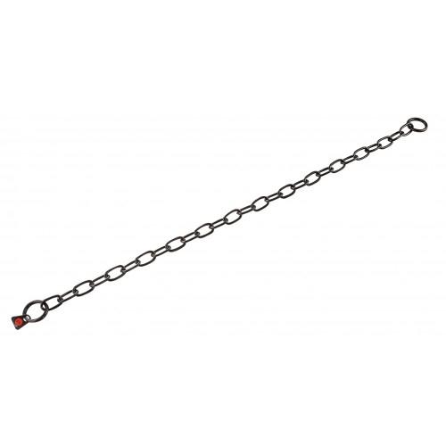 Нашийник Sprenger Long Link для собак, з середньою ланкою, чорна сталь, 3 мм, 61 см