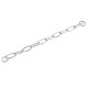 Нашийник Sprenger Extra Long Link для собак, з широким ланкою, хромована сталь, 4 мм, 76 см