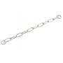Нашийник Sprenger Extra Long Link для собак, з широким ланкою, хромована сталь, 4 мм, 76 см
