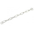 Нашийник Sprenger Extra Long Link для собак, з широким ланкою, хромована сталь, 4 мм, 84 см