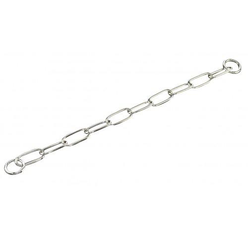 Нашийник Sprenger Extra Long Link для собак, з широким ланкою, хромована сталь, 4 мм, 84 см