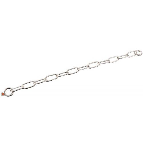 Нашийник Sprenger Extra Long Link для собак, з широким ланкою, нержавіюча сталь, 4 мм, 80 см