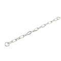 Нашийник Sprenger Long Link для собак, з широким ланкою, хромована сталь, 4 мм, 61 см