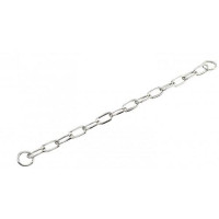 Нашийник Sprenger Long Link для собак, з широким ланкою, хромована сталь, 4 мм, 61 см