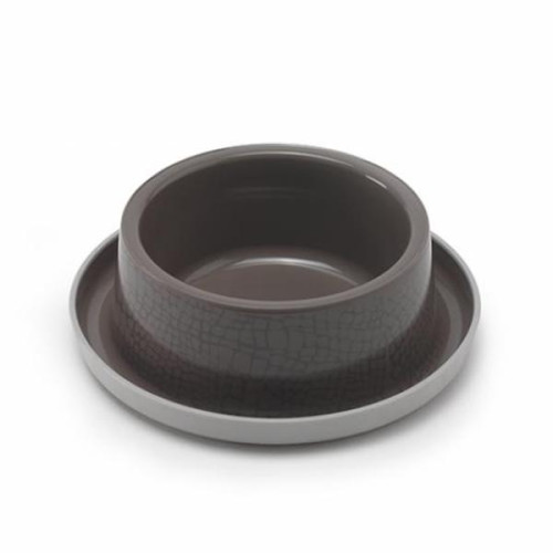 Миска Moderna Trendy Dinner Dog №2 WildLife для собак, пластик, коричнева, 735 мл, d-20 см