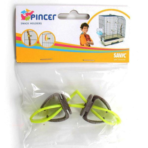 Тримач для ласощів птахів Savic Snack Holder, з кріпленням в клітку, 2 шт