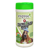 Серветки Espree Tea Tree & Aloe Wipes загоєння ран, 50 шт Серветки Espree Tea Tree & Aloe Wipes загоєння ран, 50 шт