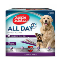 Пелюшки Simple Solution All Day Premium Dog Pads з ароматом лаванди, 60 х 58 см, 50 шт Пелюшки Simple Solution All Day Premium Dog Pads з ароматом лаванди, 60 х 58 см, 50 шт
