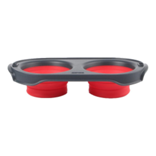 Миска Dexas Pet Feeder складна миска, для собак, червона, 240 мл