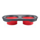 Миска Dexas Pet Feeder складна миска, для собак, червона, 240 мл