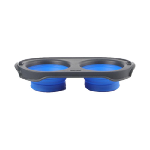 Миска Dexas Pet Feeder складна миска, для собак, синя, 240 мл