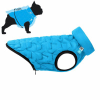 Двостороння куртка AiryVest Uni M43 для собак, блакитна Двостороння куртка AiryVest Uni M43 для собак, блакитна