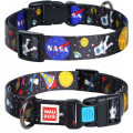 Нашийник Waudog Nylon з малюнком "NASA" ширина 15 мм, довжина 23-35 см