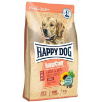 Сухий корм Happy Dog Adult NaturCroq для дорослих собак з чутливим травленням, з лососем і рисом, 12 кг Сухий корм Happy Dog Adult NaturCroq для дорослих собак з чутливим травленням, з лососем і рисом, 12 кг