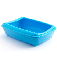 Туалет Moderna Mini Arist-O-Tray для кішок, з бортиком, кобальт синій, 42 х 31 х 13 см Туалет Moderna Mini Arist-O-Tray для кішок, з бортиком, кобальт синій, 42 х 31 х 13 см