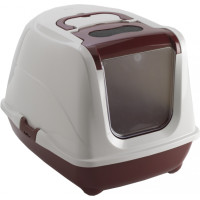 Закритий туалет Moderna Flip Cat Jumbo для кішок, з відкидною кришкою, салатовий, 58 х 45 х 42 см Закритий туалет Moderna Flip Cat Jumbo для кішок, з відкидною кришкою, салатовий, 58 х 45 х 42 см