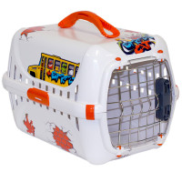 Переноска Moderna Trendy Runner Graffiti Street для котів і собак, біло-блакитна, 49.4×30.4×32.2 см Переноска Moderna Trendy Runner Graffiti Street для котів і собак, біло-блакитна, 49.4×30.4×32.2 см